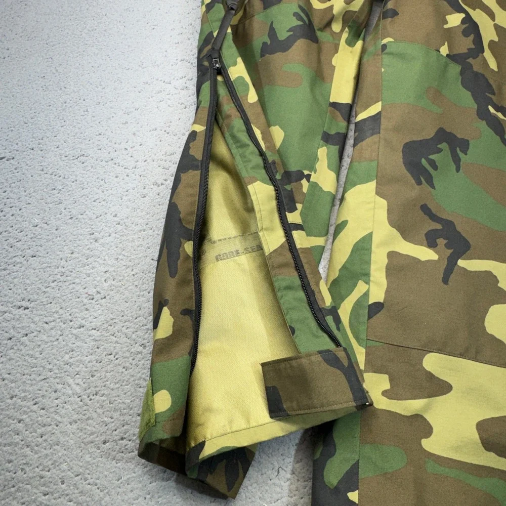 US Military Gore-Tex Pants Mens Large Green Regular Camouflage ECWCS Trousers
